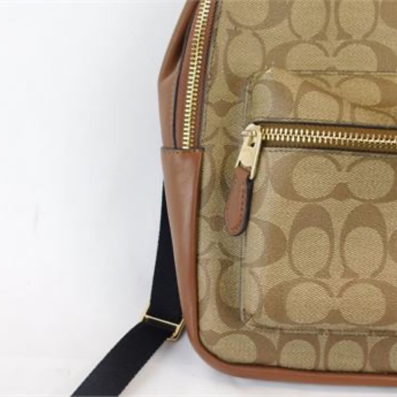 Coach Medium Charlie Backpack In Signature Canvas - Picture 11 of 15